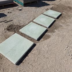 20" X 20" CEMENT STEPPING PAVERS $10 EACH PIECE