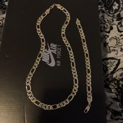 14k Gold Filled Chain With Bracelet