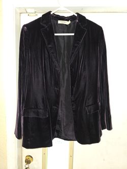 Crush Velvet Purple Jacket