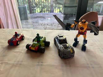 Marvel and race care Lego sets