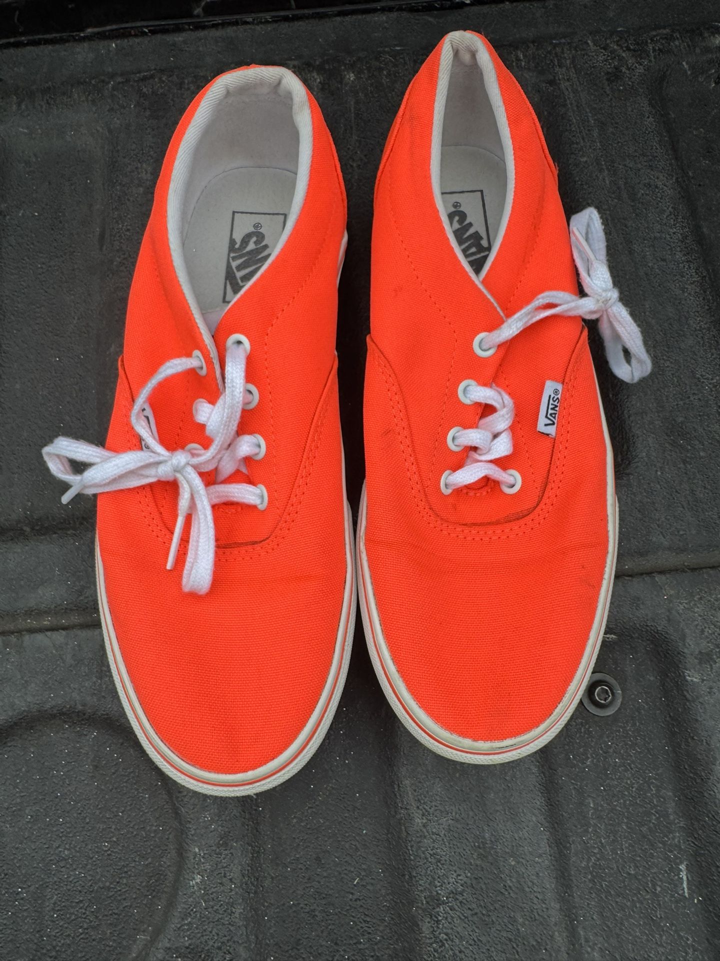 Vans Authentic Neon Coral Women Size 9.5