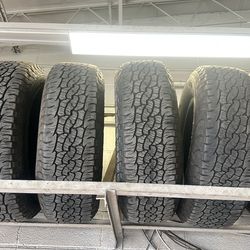 265/70/17 bf Goodrich trail-terrain less than 4500 miles