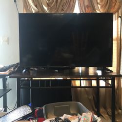 50 inches TV W Control Remote  Plus TV Wall Mount