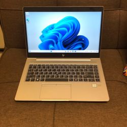 #1d Hp Elitebook 840 G6 14” I7-8565U 8GB Ram 240Gb SSD Fresh Install Win11 Pro 30 Day Warranty!!