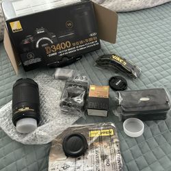 NIKKOR 70-300mm f/4.5-6.3 & 18-55mm f/3.5-5.6 Camera Lenses