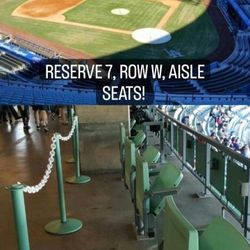 4 TICKETS DODGERS TICKETS - ALL SEASON - RESERVE MVP 7 - EXTRA LEG ROOM 