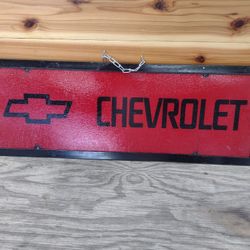 Chevrolet Metal Sign