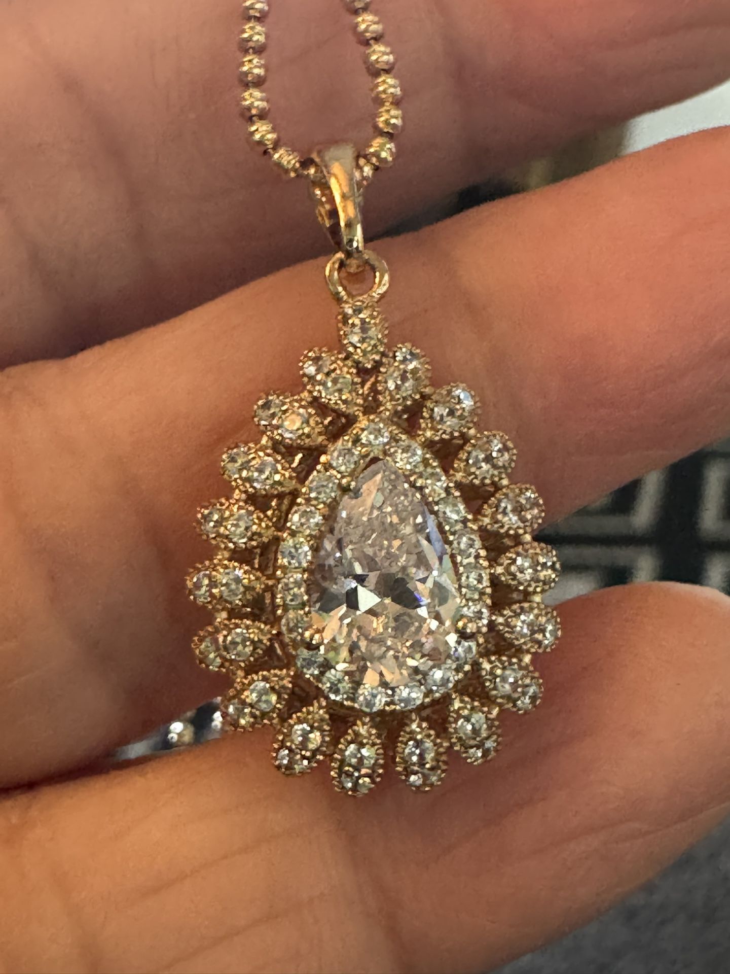 14k gold plated pendant