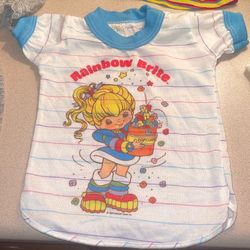 RARE Rainbow Brite, Baby Pajamas 2T Dress Bates-Jama 1983