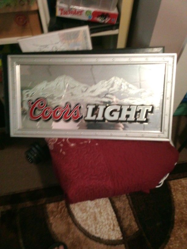 2 Coors Light Mirrors