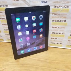 Apple iPad 4th Generation 16GB, Wi-Fi, 9.7" - Black (MD510LL/A) Good Shape (D1052)

