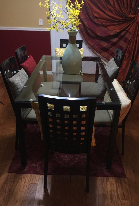 6 chair dinette table