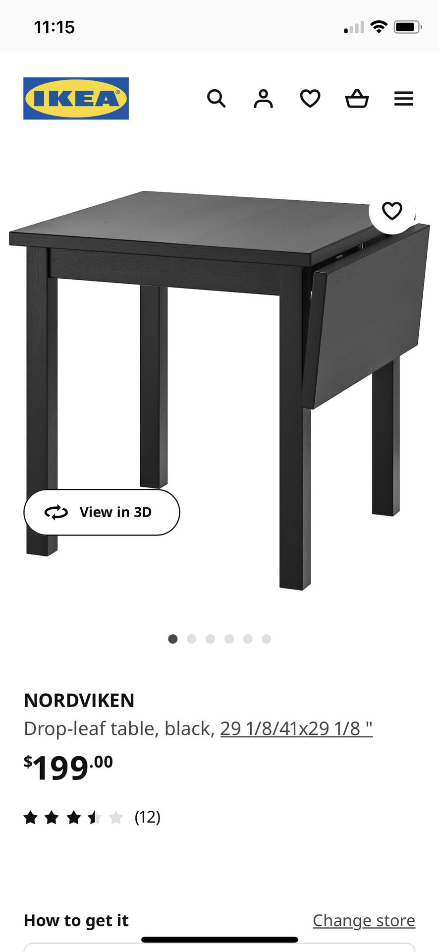 Ikea Drop Leaf Table