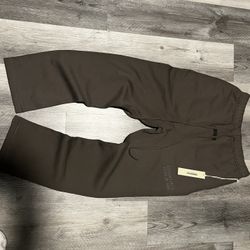 Off black essentials uncuffed pants