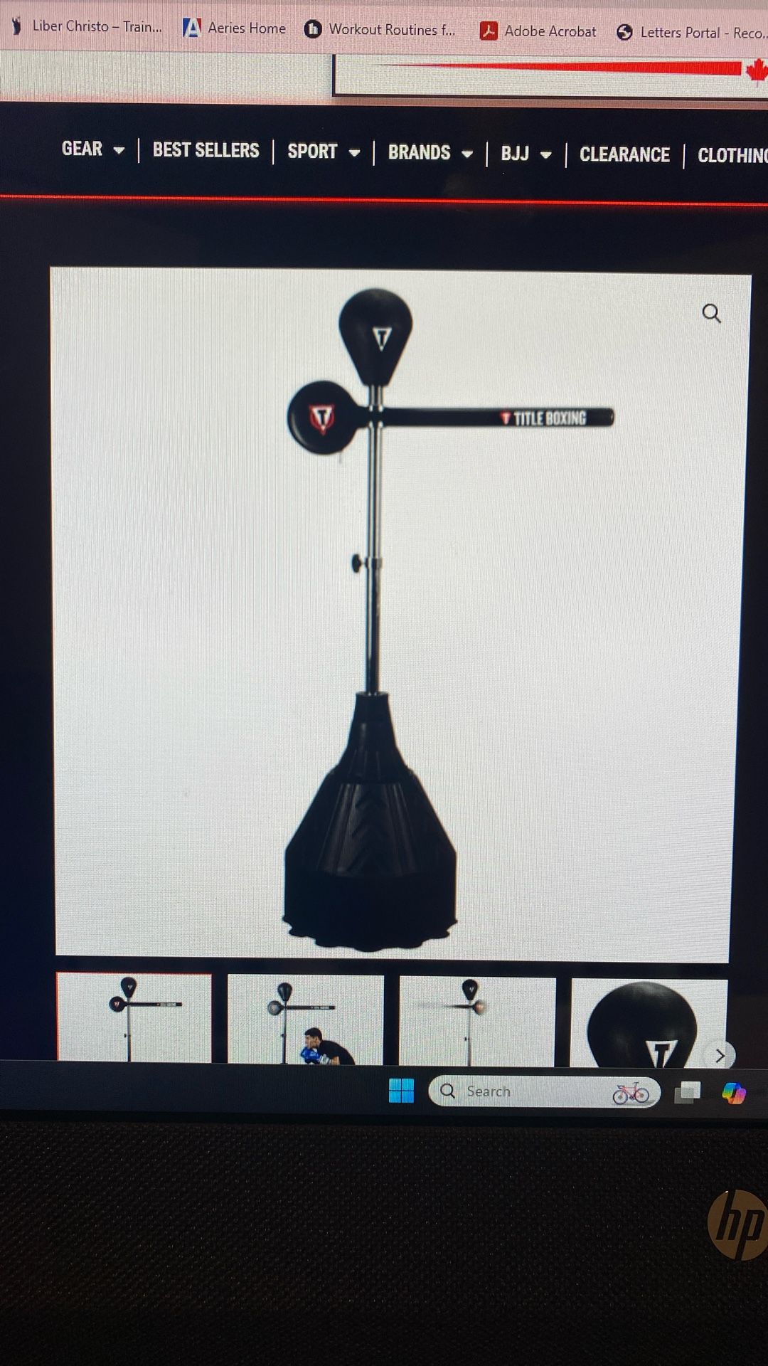 TITLE Rapid Reflex Boxing Bar