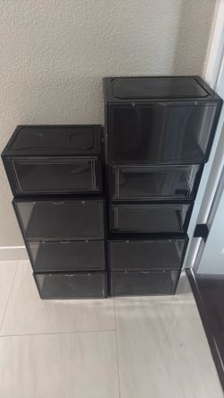 Free shoe storage boxes