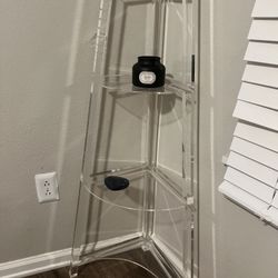Acrylic Corner Shelf 