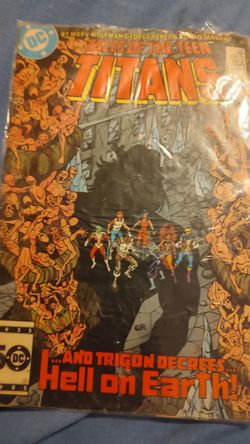 1986 TEEN TITANS COMIC BOOK