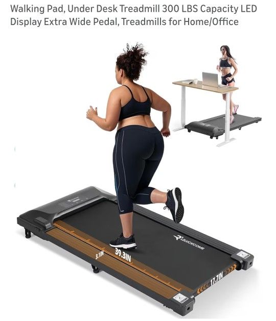 Underdesk Treadmill. 350ibs Capacity