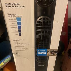 New Honeywell quiet set oscillating tower Fan 40”