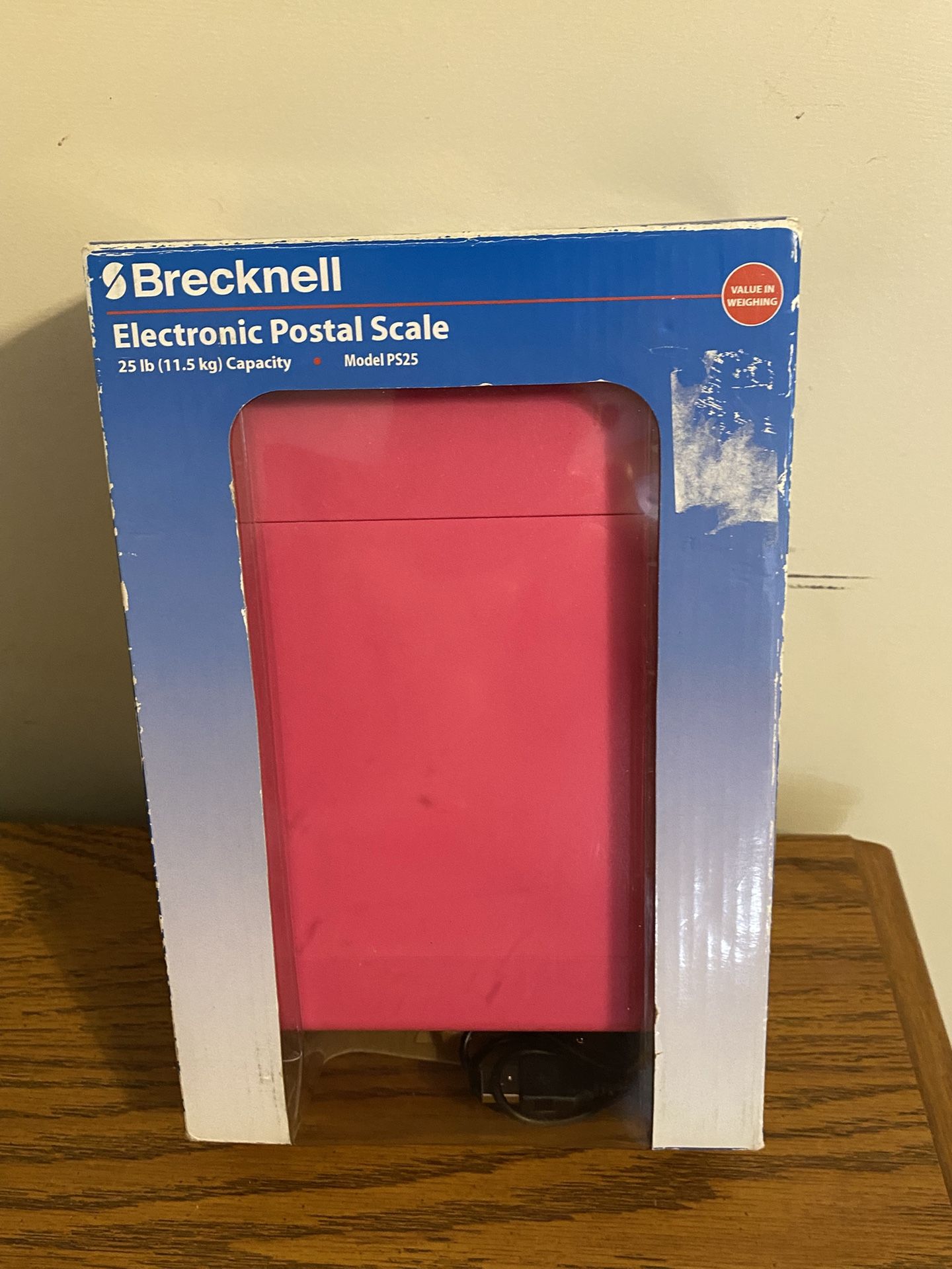Nib Brecknell Electronic Postal Scale -25 Lb Capacity
