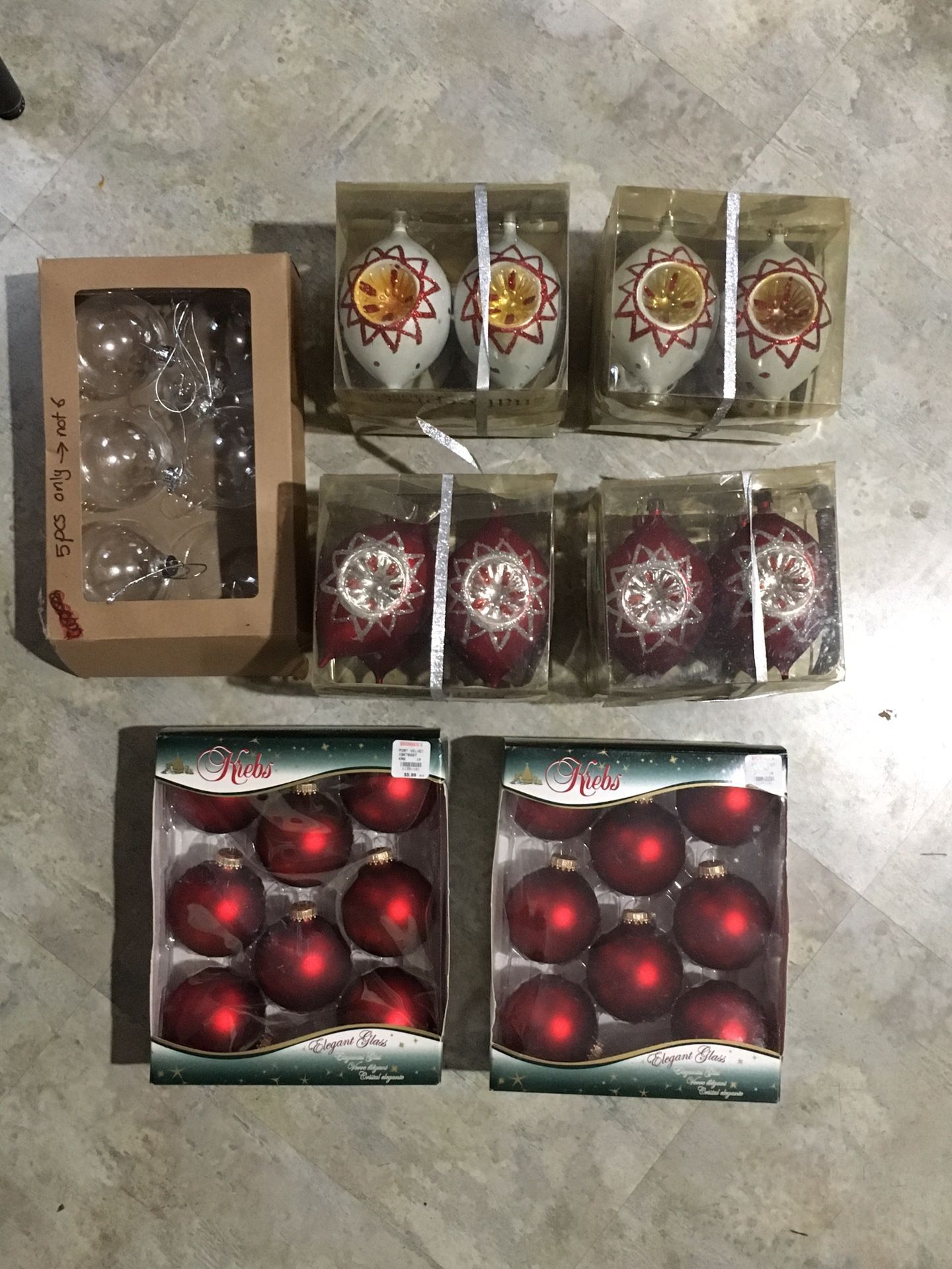 Christmas Ornaments Lot