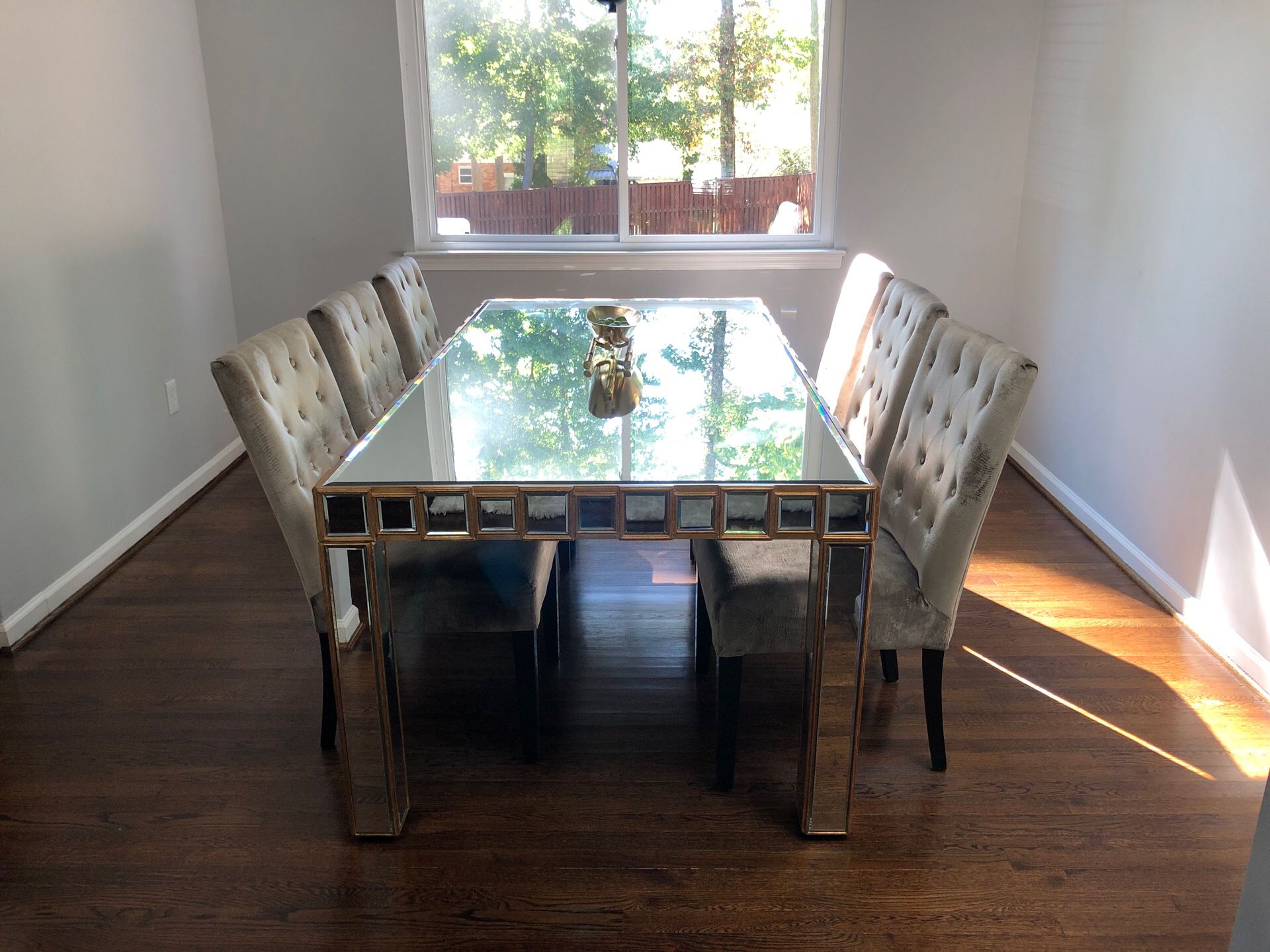 Zgallerie Dining Room Table and 6 Chairs