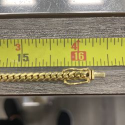10k Yellow Gold Cuban Link Chain 
