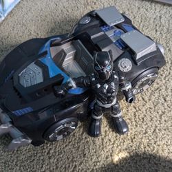 Black Panther Figure with Car