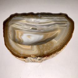 Beautiful Earth Tones Agate Western Gemstone Geode Dish
