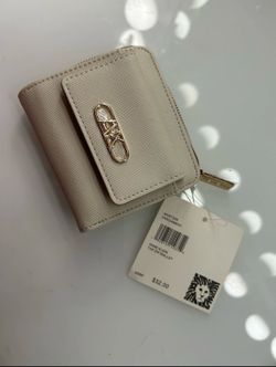 Anne Klein Parchment Zip Top Wallet