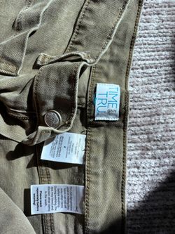 Olive Green Jeans Size 4