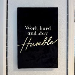 Modern artwork on velvet