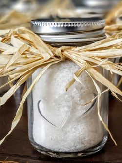 Valentines Homemade Spa bath salts sold individually...