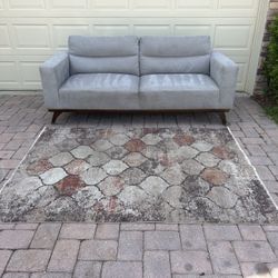 Sofa King Comfortable Gray Mid Century Modern Sofa For Sale! Free Local Delivery 🚚 