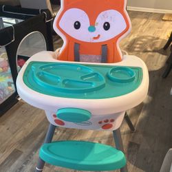 Baby High Chair Fox
