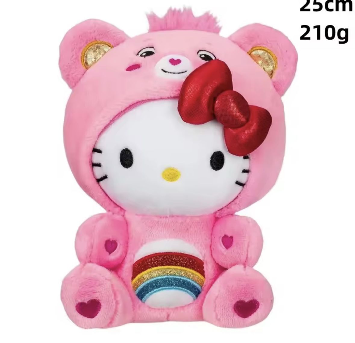 Hello Kitty Care Bear 8” Plushie!