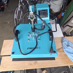 Heat Press with Attachments