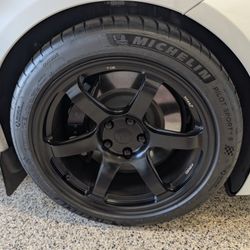 Tesla Model S 19" Forged Titan 7 Wheels With Michelin Performance Tires