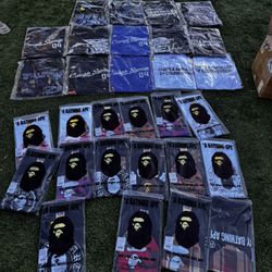 Bape And Awful Lot Of Cough Syrup T—shrits Check Description!