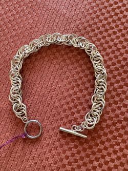 Custom Handmade Silver Bracelet