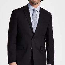 Kenneth Cole Reaction Men s Techni-Cole Slim-Fit Suit Jacket Black 42R