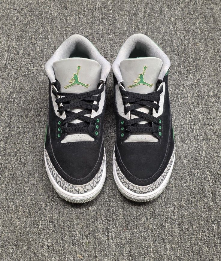Nike Air Jordan 3 Retro Pine Green Men's Size 8 CT8532-030