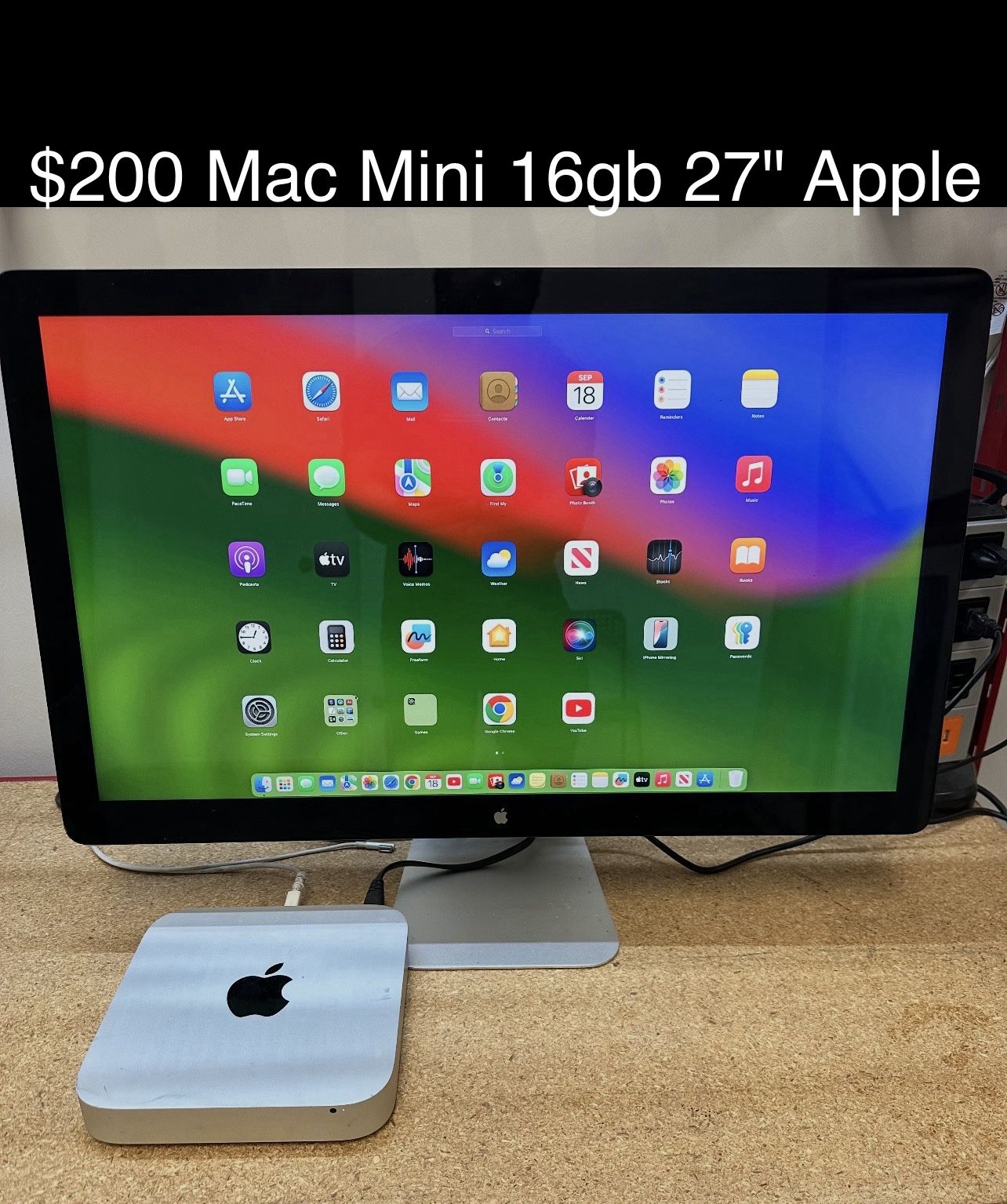 Mac Mini 16gb 27" Apple