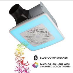 Broan-NuTone Sensonic Series 110 CFM Ceiling Bathroom Exhaust Fan with Speaker and Bluetooth Wireless Technology