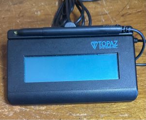 Topaz Systems TM-LBK462-HSB-R Signature Capture USB Terminal Pad w/Stylus