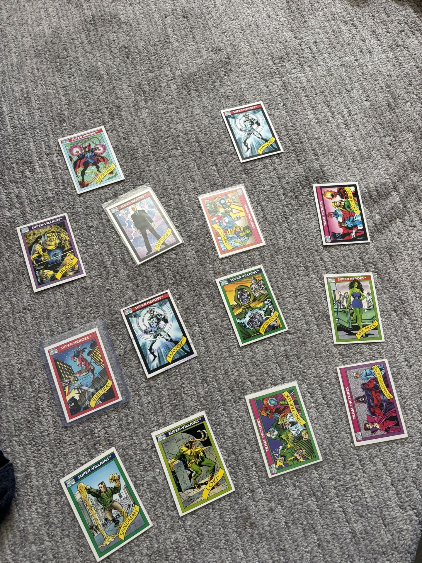 marvel collectible cards