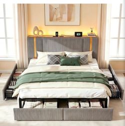King size bed frame