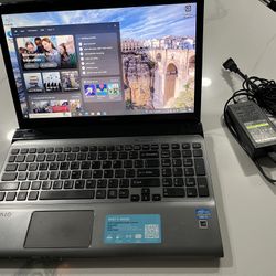 Sony VAIO SVE151G11L Laptop  15”  Intel Core i7-3632qm 2.20GHz 8GB RAM 1TB HD 