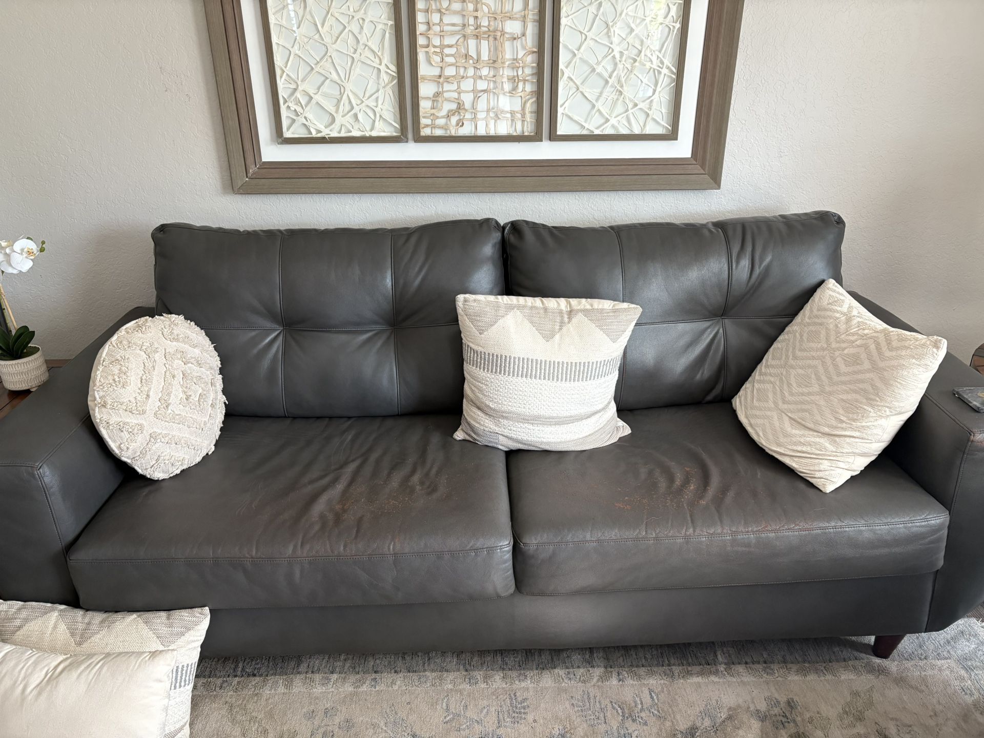 Leather Sofa